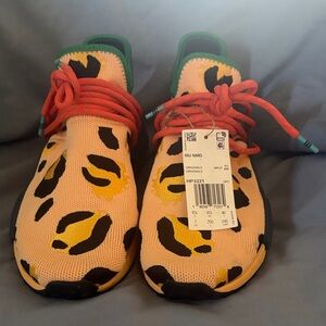 Adidas Pharrell x NMD Human Race Animal Print Leopard sneakers